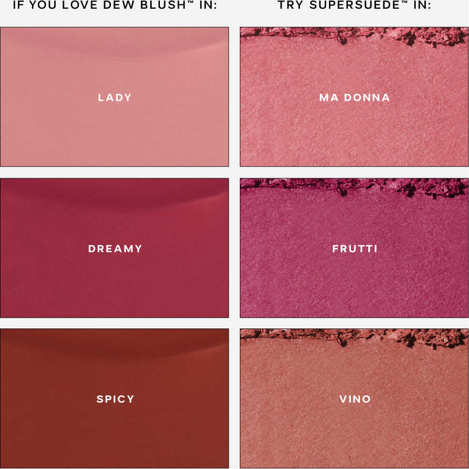 blush your way pair your favorite dew blush shade with its new ...